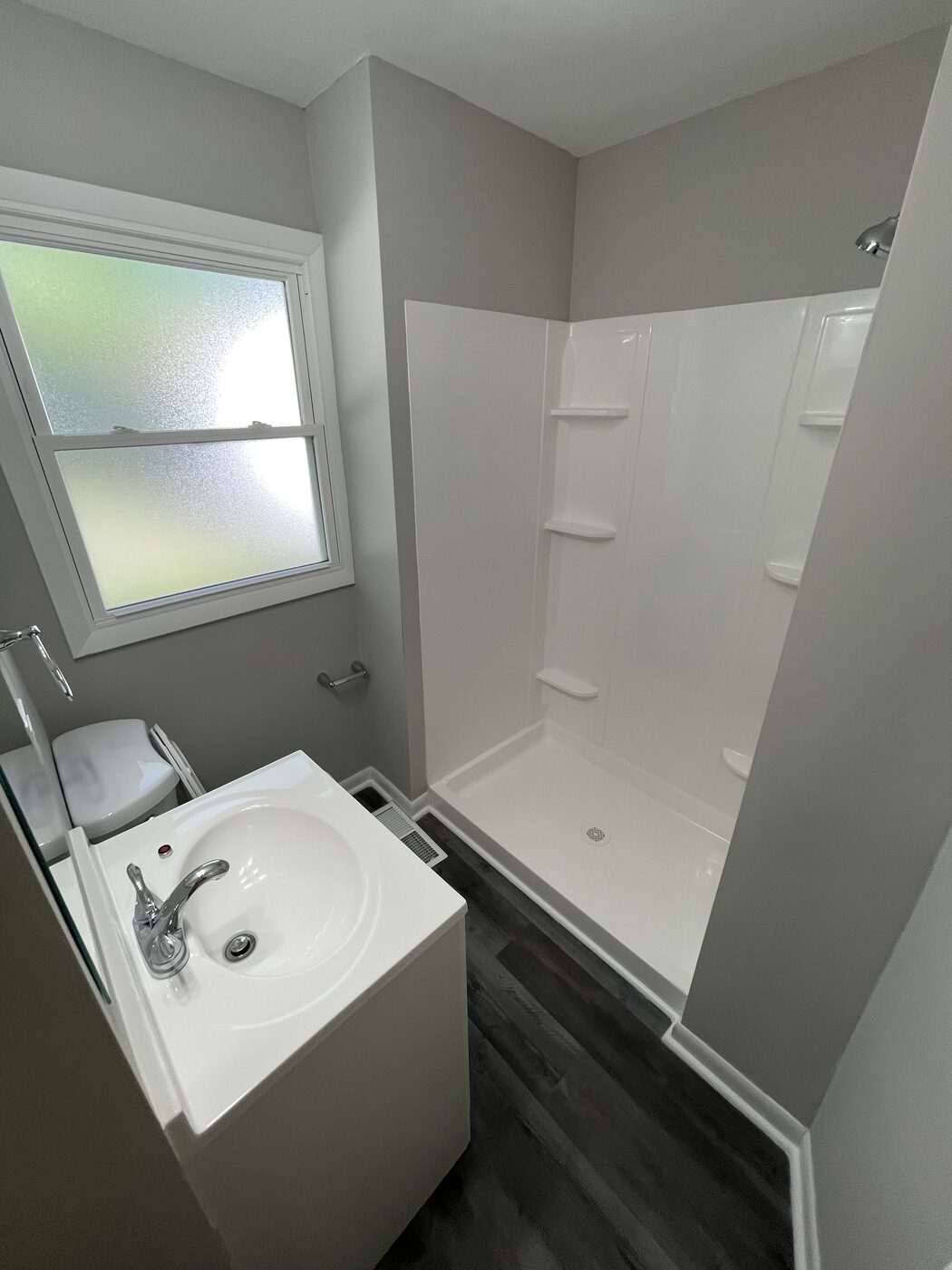 Rental bathroom after remodel
